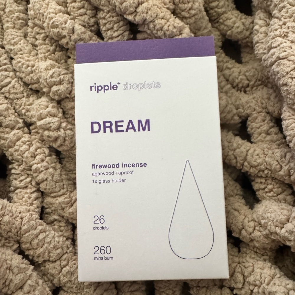 Ripple Droplets Dream Firewood Incense